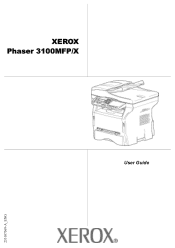 Xerox 3100MFPX User Guide - Phaser 3100 MFP/X