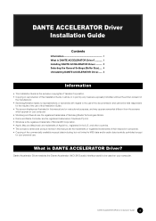 Yamaha AIC128-D AIC128-D Driver Installation Guide