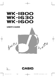 Casio WK 1630 User Guide