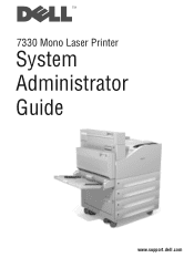 Dell 7330dn Mono Laser Printer System Administrator Guide