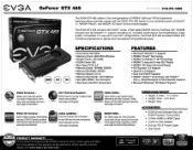 EVGA GeForce GTX 465 PDF Spec Sheet
