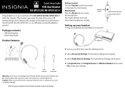 Insignia NS-GPS31201 Quick Setup Guide (English)
