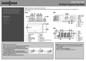 Insignia NS-PRCL01 Quick Setup Guide (English)