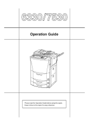 Kyocera KM-7530 KM/CS-6330/7530 Operation Guide Rev 1B