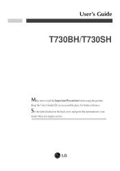 LG T730SHMK Owner's Manual