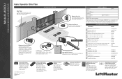 LiftMaster LA500UL Installation Blueprint