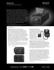 Sony PMW50 Brochure (PMW-50 XDCAM Portable Recorder Brochure)