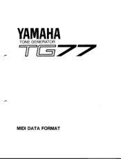 Yamaha TG77 Midi Data Format (image)