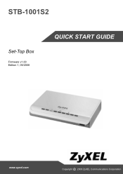 ZyXEL STB-1001H Quick Start Guide