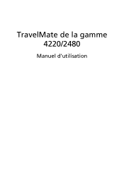 Acer TravelMate 4220 TravelMate 4220 - 2480 User's Guide FR