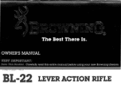 Browning BL-22 Owners Manual