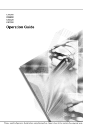 Kyocera KM-C3225E C2525E/C3225E/C3232E/C4035E Operation Guide (Basic)