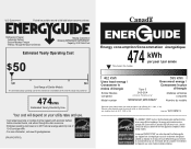 Maytag MFF2558VEM Energy Guide