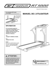 Reebok Rt1000 Treadmill French Manual