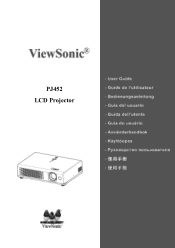 ViewSonic PJ452 User Guide