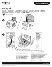 Xerox 8560DN Instructions for Supplies