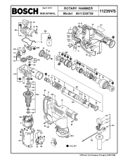 Bosch 11239VS Parts List