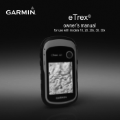 Garmin eTrex 30x Owners Manual