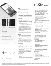 LG LS885 Metallic Specification - English