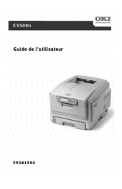 Oki C5500n Guide: User's, C5500n (Canadian French)