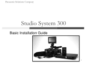 Panasonic AG-HPX600PJ Studio System 300 Installation Guide