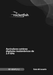 Rocketfish RF-WHP212 User Manual (Spanish)