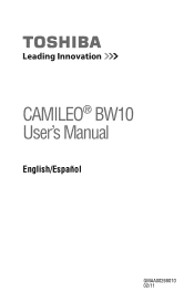 Toshiba PA3897U-1CAS Camileo BW10 - S User Guide