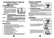Vtech Go Go Smart Wheels Police Car User Manual