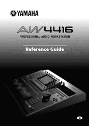 Yamaha AW4416 Reference Guide