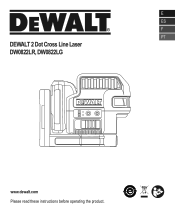 Dewalt DW0822LG Instruction Manual - User Manual