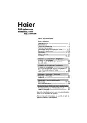 Haier HB21FW User Manual
