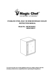 Magic Chef MCBC58DST User Manual