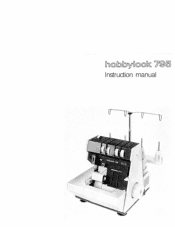 Pfaff hobbylock 795 Owner's Manual