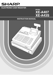 Sharp XE-A43S XE-A407 | XE-A43S Operation Manual in English