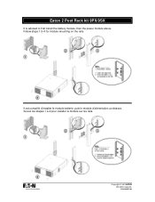 Tripp Lite 9PX1000RT Installation Manual for Eaton 2 Post Rack Kit for 9PX and 9SX UPS