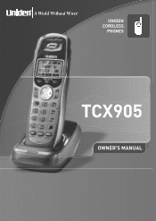 Uniden TCX905 English Owners Manual