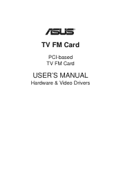 Asus TV FM 7133 User Manual
