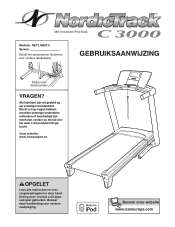 NordicTrack C3000 Treadmill Dutch Manual
