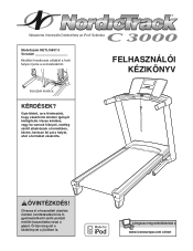 NordicTrack C3000 Treadmill Hungarian Manual