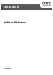 Oki B2400 B2200/B2400 User's Guide (French)