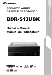 Pioneer BDR-S13UBK Owners Manual