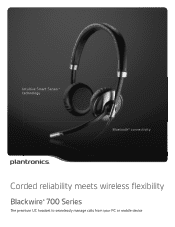 Plantronics Blackwire 710/720 Blackwire 700 Series Product Sheet