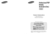 Samsung PPM42M8HB User Manual (ENGLISH)