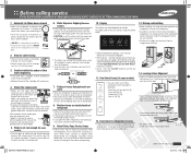 Samsung RF261BEAESP Quick Guide Easy Manual Ver.1.0 (English, French, Spanish)
