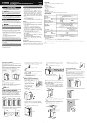 Yamaha VXS10STW Owner's Manual