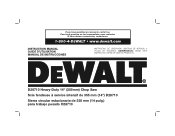 Dewalt D28710 Instruction Manual