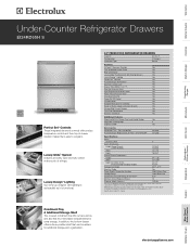 Electrolux EI24RD65HS Product Specifications Sheet (English)