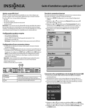 Insignia NS-2BRDVD Quick Setup Guide (French)