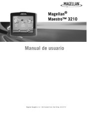 Magellan Maestro 3210 Manual - Spanish
