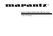 Marantz CC3000 CC3000 USER'S MANUAL
